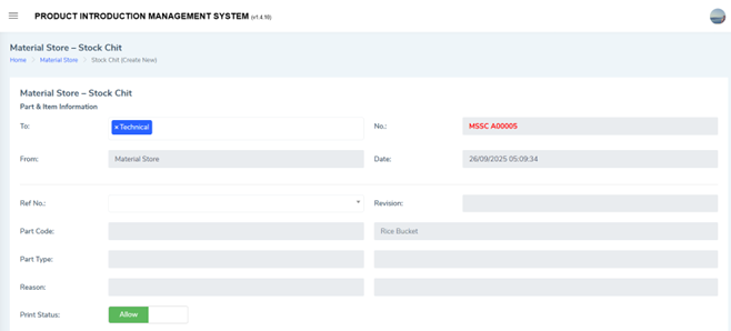  Imported Sales Order